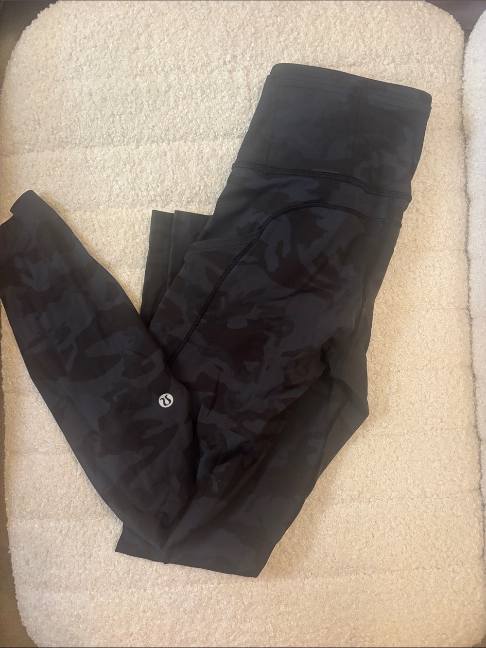 lululemon Athletica Black Camo Performance Leggings